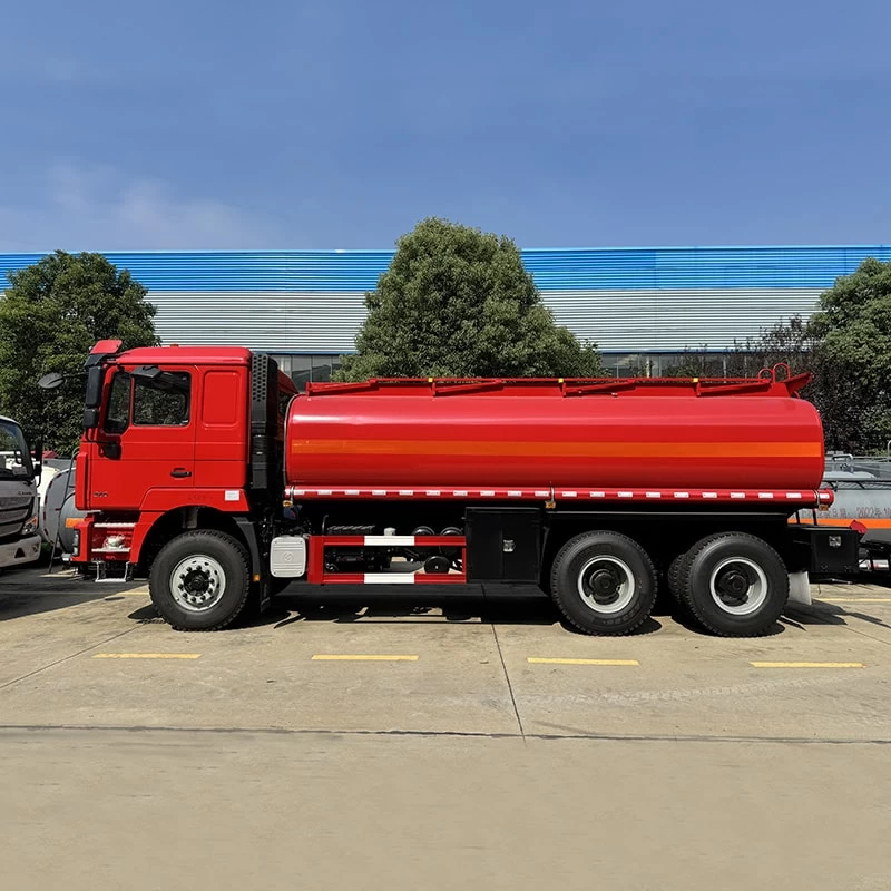 Shacman 20m3 Mobile LPG Gas Tanker LPG Fuel Tank Truck Price Front Side View
