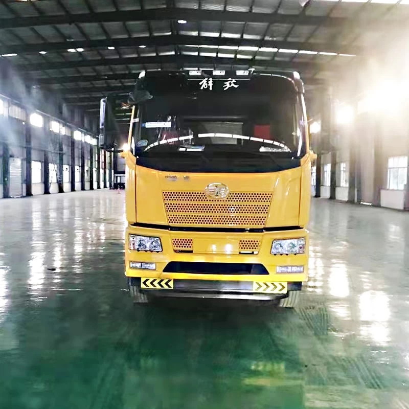 FAW 6x4 15ton road rescue wrecker truck Front View