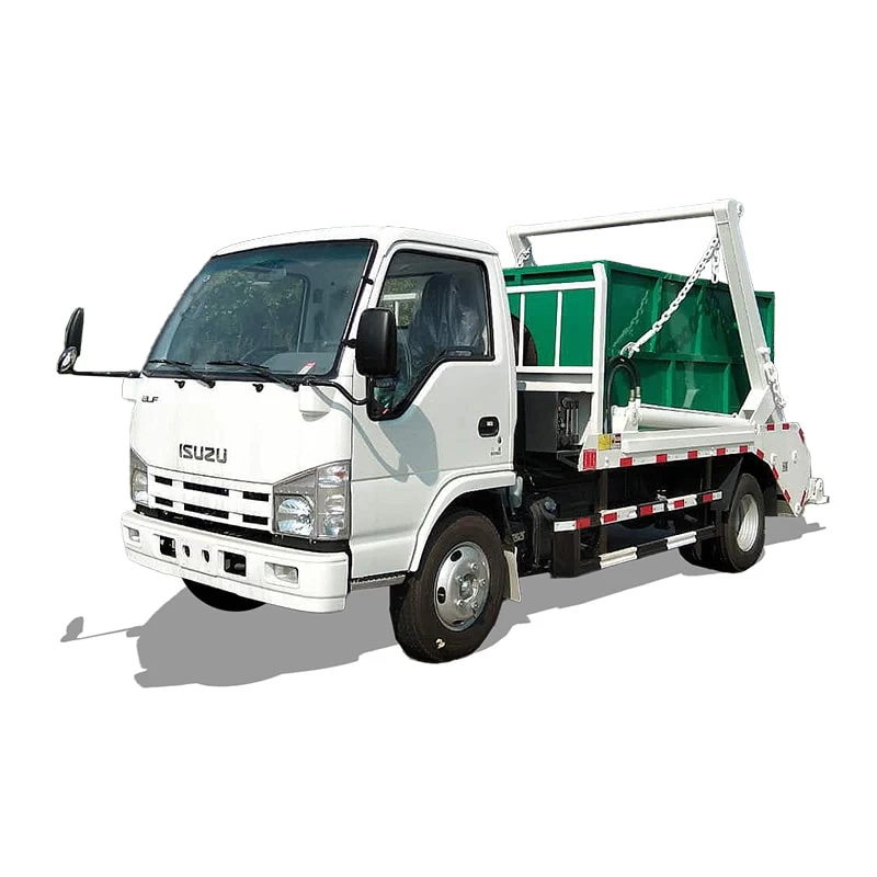 ISUZU 6 CBM Swing Arm Garbage Collection Skip Truck Price Thumbnail
