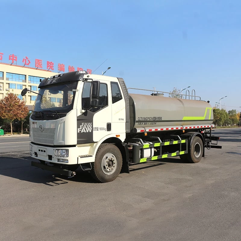 China brand FAW 4*2 watering cart truck water tanks price
Oblique Front View