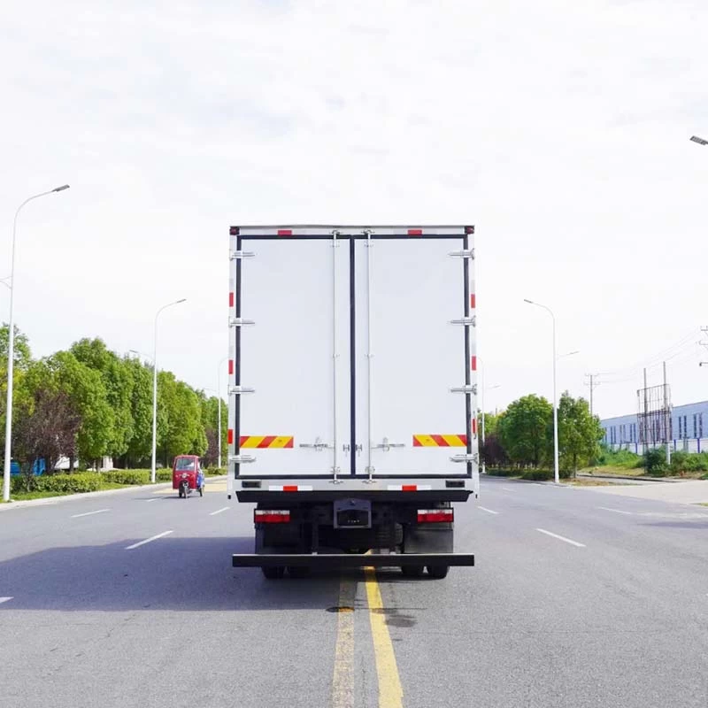 JAC 4x2 10 tons refrigerated truck for meat transport Back Image
