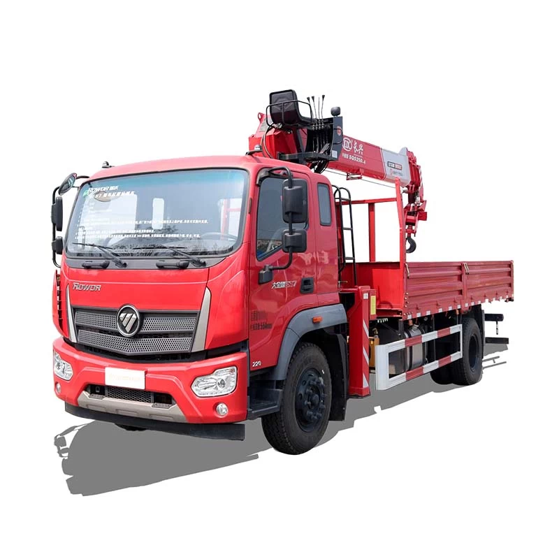FOTON 10 ton straight arm Mobile Truck Mounted Crane Thumbnail