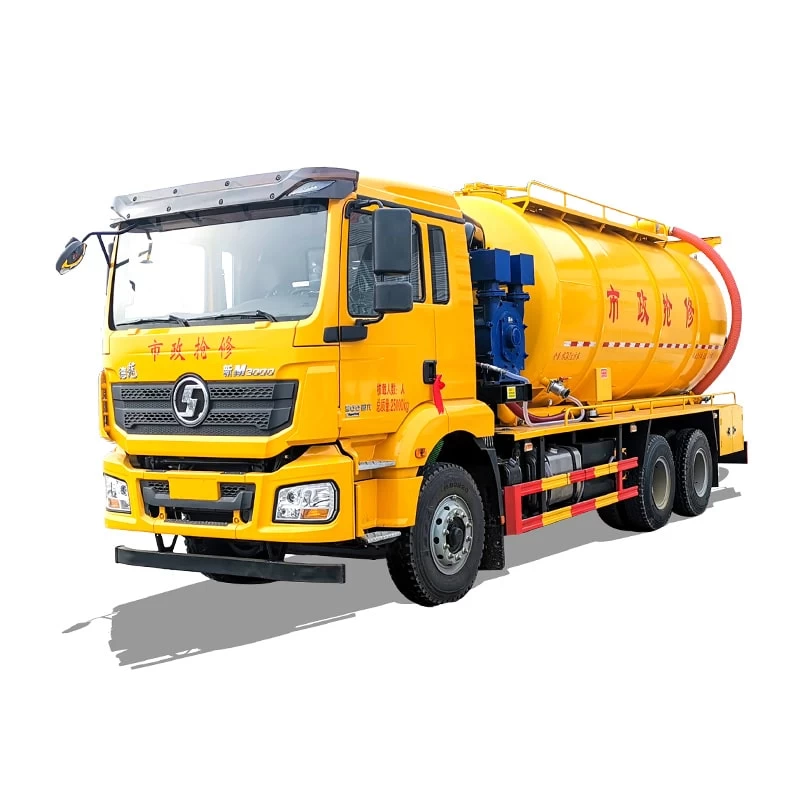 SHACMAN 6*4 22 cbm cleaning sewage suction tank truck Thumbnail
