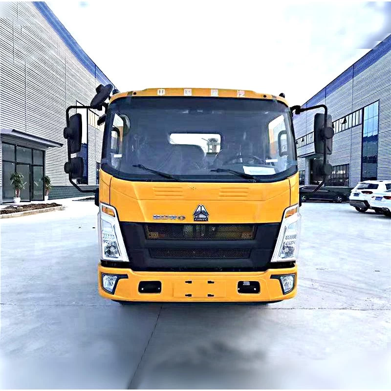 HOWO 4x2 3tons Recovery towing truck wrecker truck Front View