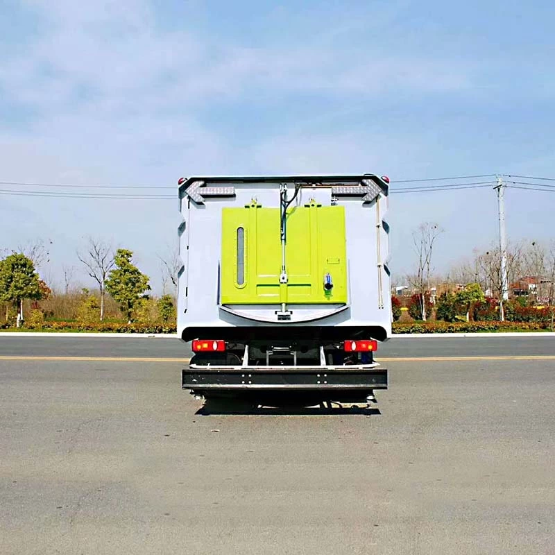Dongfeng 4x2 Multipurpose 18 ton road sweeper truck Back image