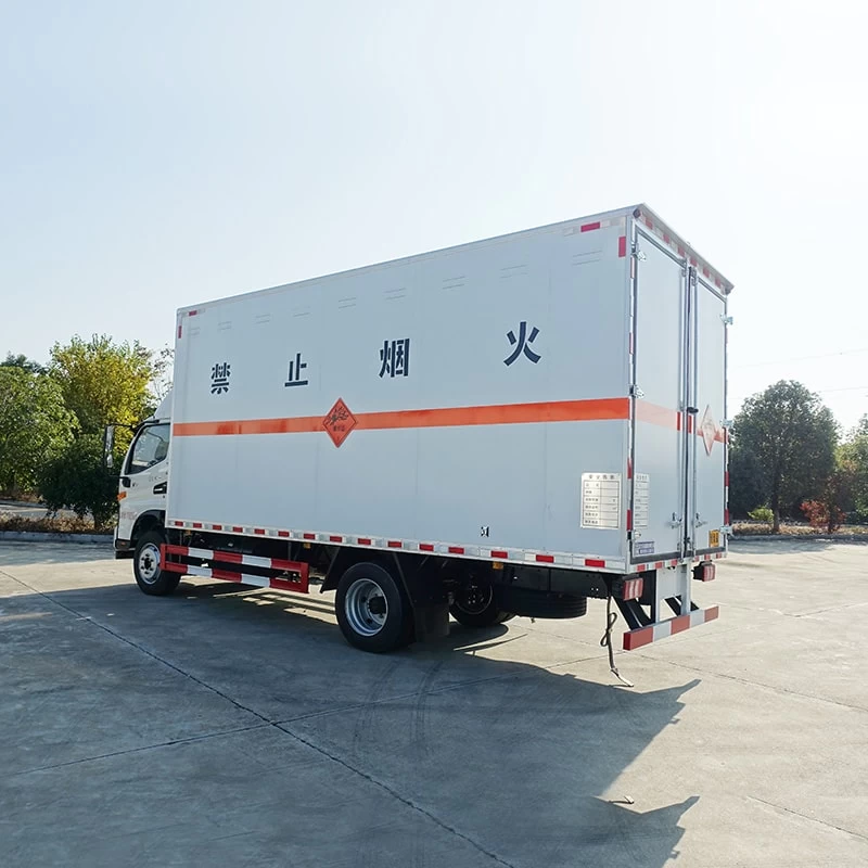 JAC 4*2  blasting equipment van cargo truck for sale Oblique Back Plot
