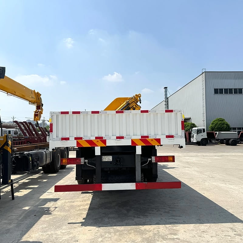 Shacman Heavy Duty 8x4 16Ton Folding Knuckle Crane Truck Back Image
