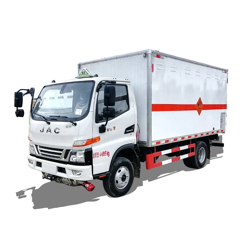 JAC 4*2 cargo flammable liquid container transport truck Thumbnail 