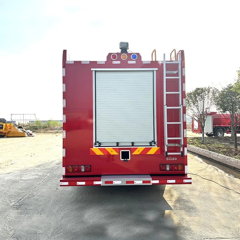 HOWO high quality 8cbm 4*2 foam fire fighting truck Back Image
