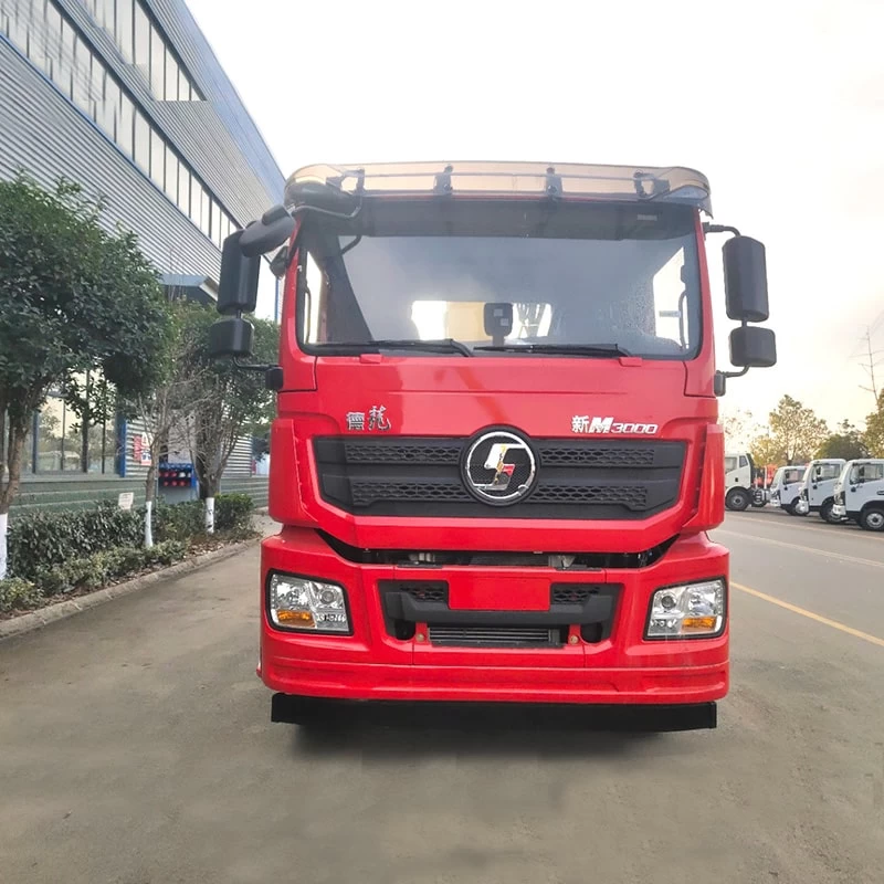 Shacman 8x4 16 Ton Hydraulic Boom Crane Truck Price Front View
 