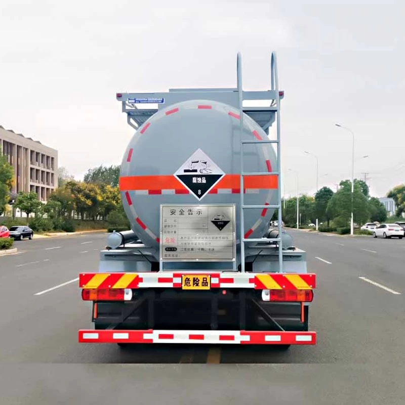 FAW 20 ton 8*4  acetic phosphoric solution transport truck Back Image
