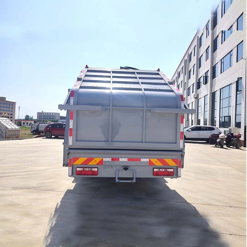 China brand 14cbm garbage compactor truck Back Image