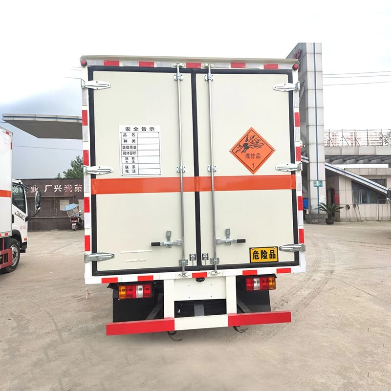 JMC firecracker transport blasting equipment truck Back Image