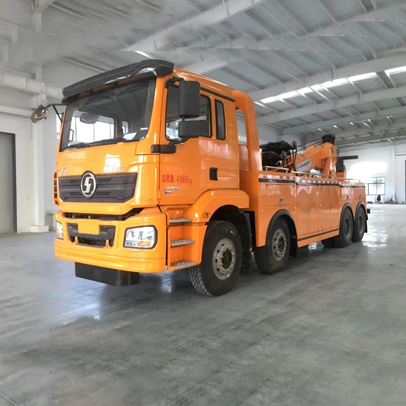 Shacman Heavy 8x4 Rotator Wrecker Truck 20Ton Towing Truck
Oblique Front View