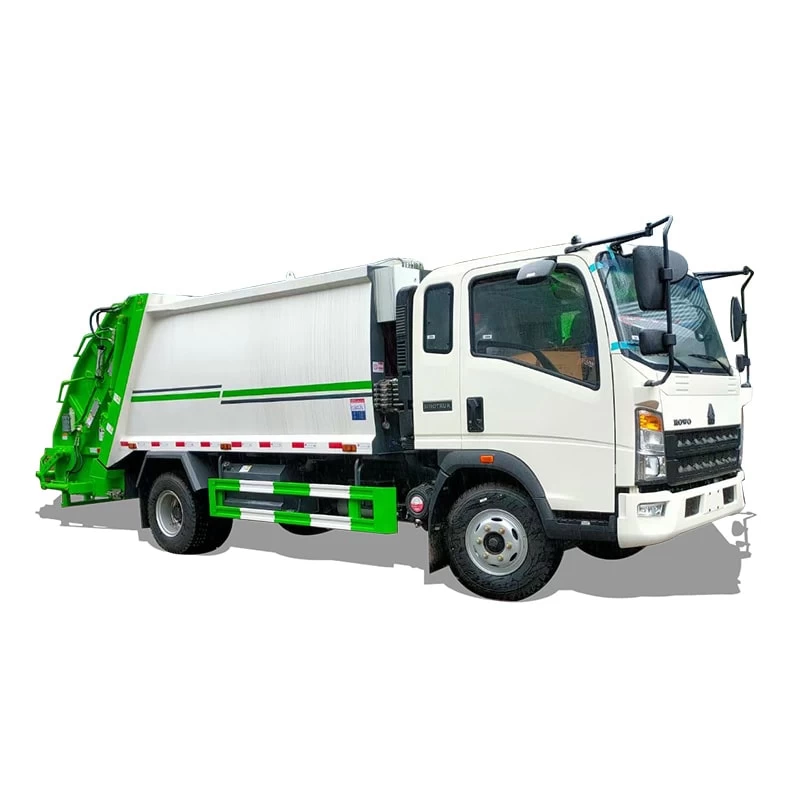 Howo 4x2 9 CBM Small Garbage Compactor Truck for Sale Thumbnail
