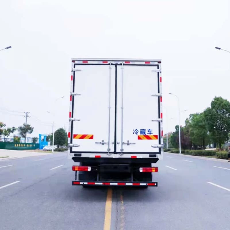 Foton 4x2 6.8m 10 Ton Refrigerator Cooling Van For Sale Back Image
