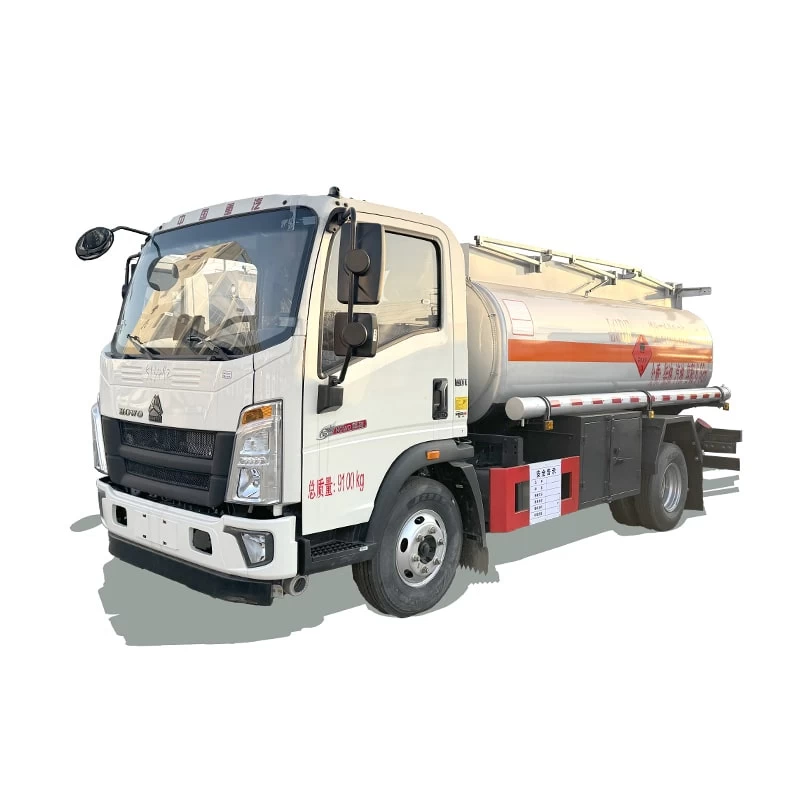 HOWO 4*2 5 ton small oil diesel fuel bowser tanker truck Thumbnail
