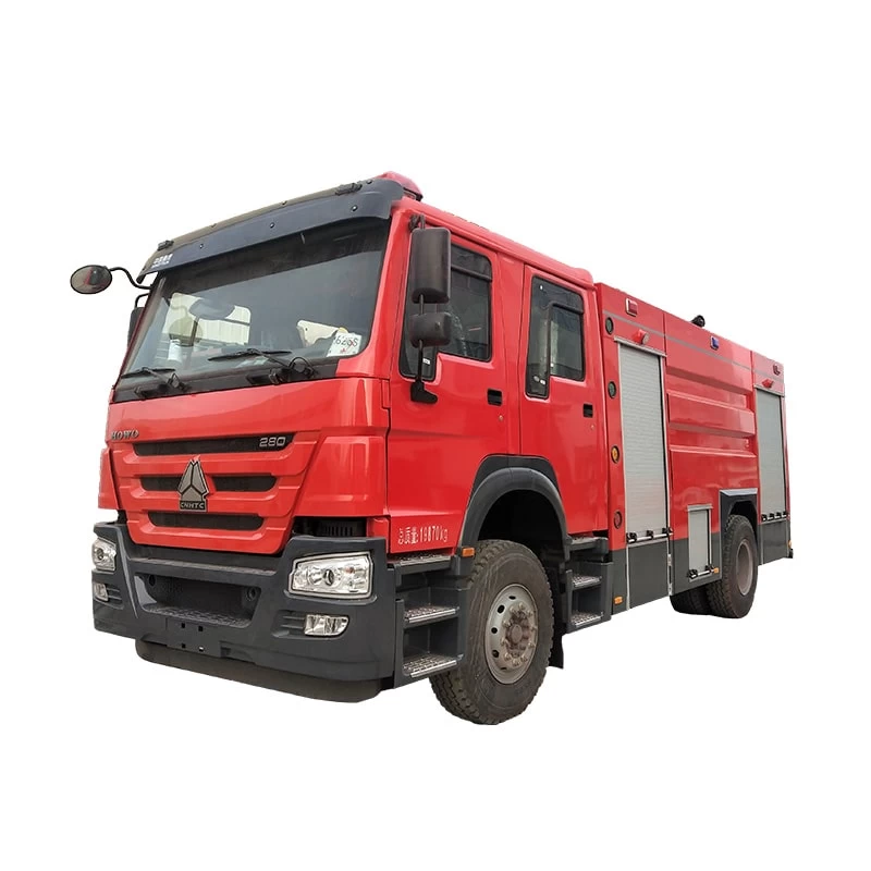 Howo 4 x2 8000L Water Tank Fire Truck for Sale Thumbnail
