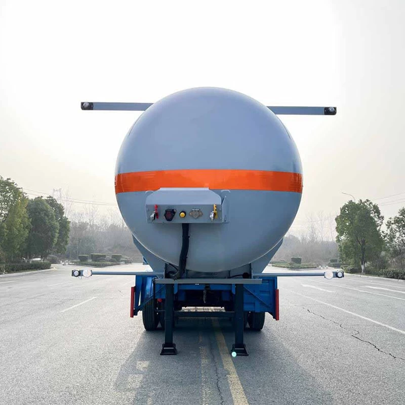 18 cbm semi-trailer concentrated sulfuric acid transport truck Back Image
