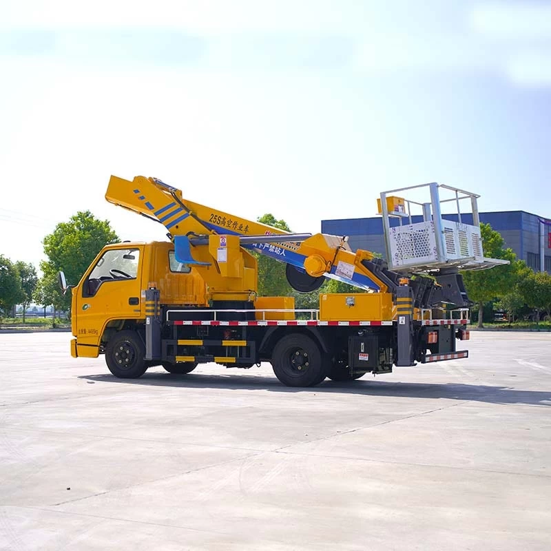 JMC 26m aerial work platform hydraulic lifting truck Front Side View