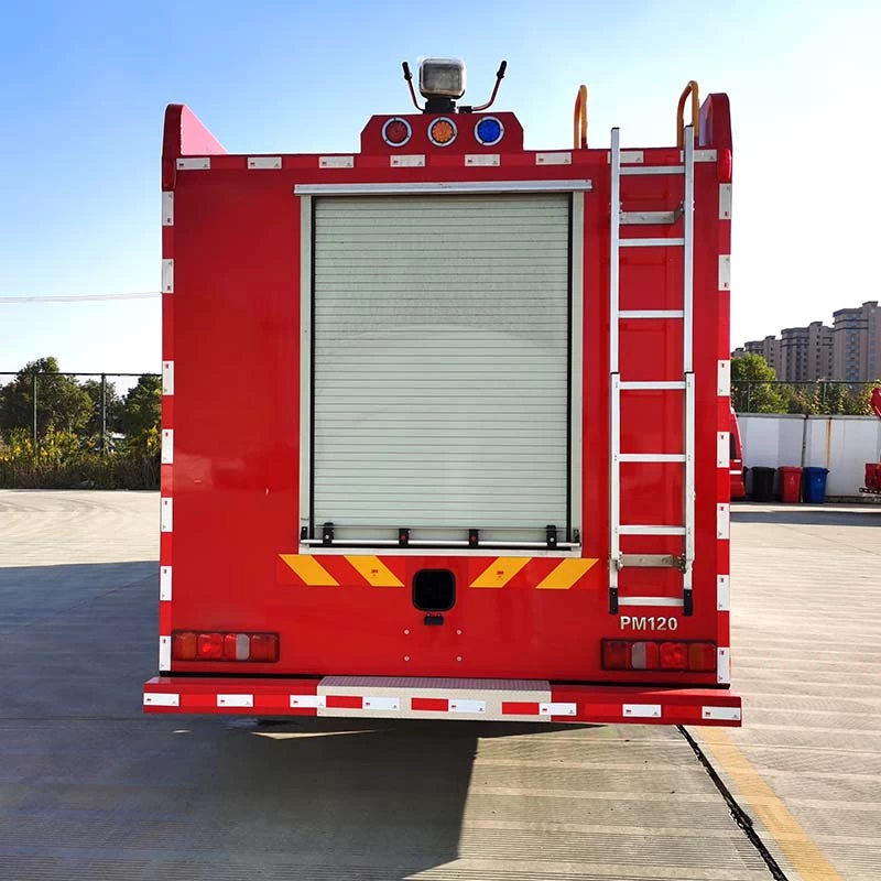Howo 6x4 15ton Water Tank fire fighting truck Back Image