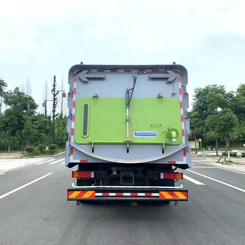 Dongfeng 6x4 multi-functional road sweeper truck Back image