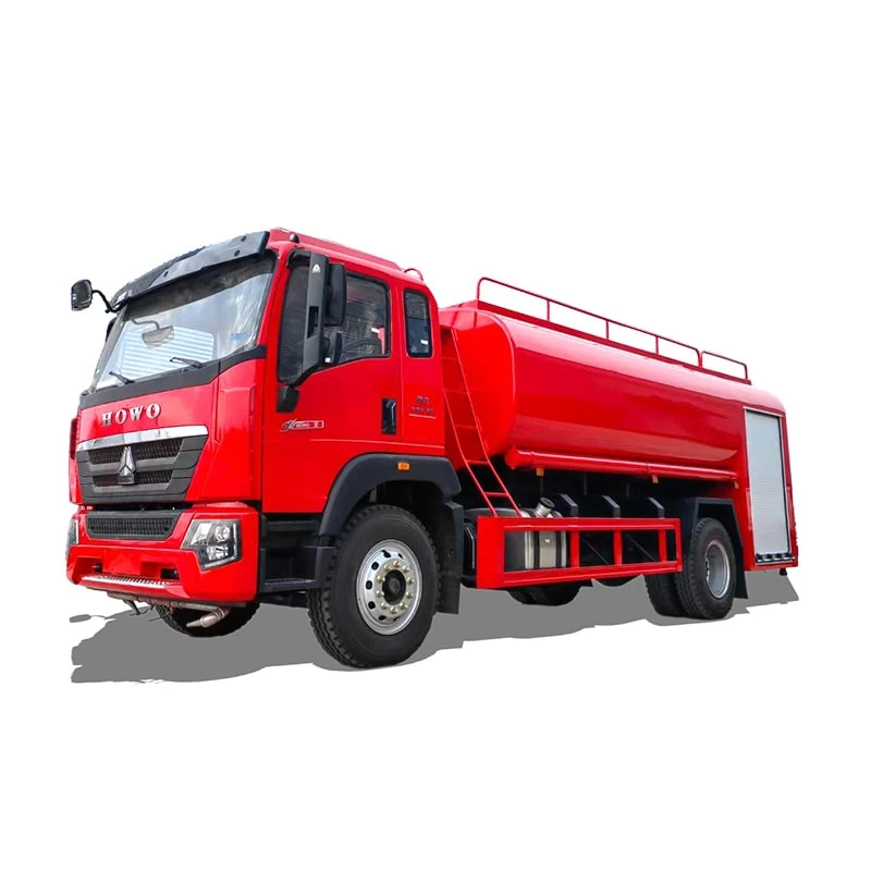 SINOTRUK new or used 10cbm water tank fire fighting truck Thumbnail
