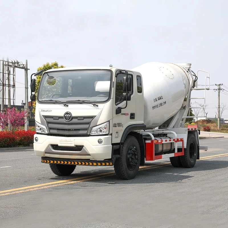 FOTON 4 cubic meters small concrete mixer truck for sale Oblique Front View
