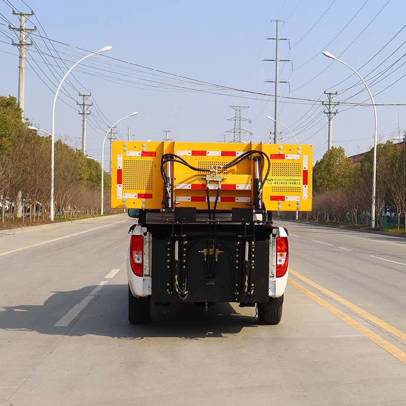JMC pickup 70K anti-collision buffer truck Back Image