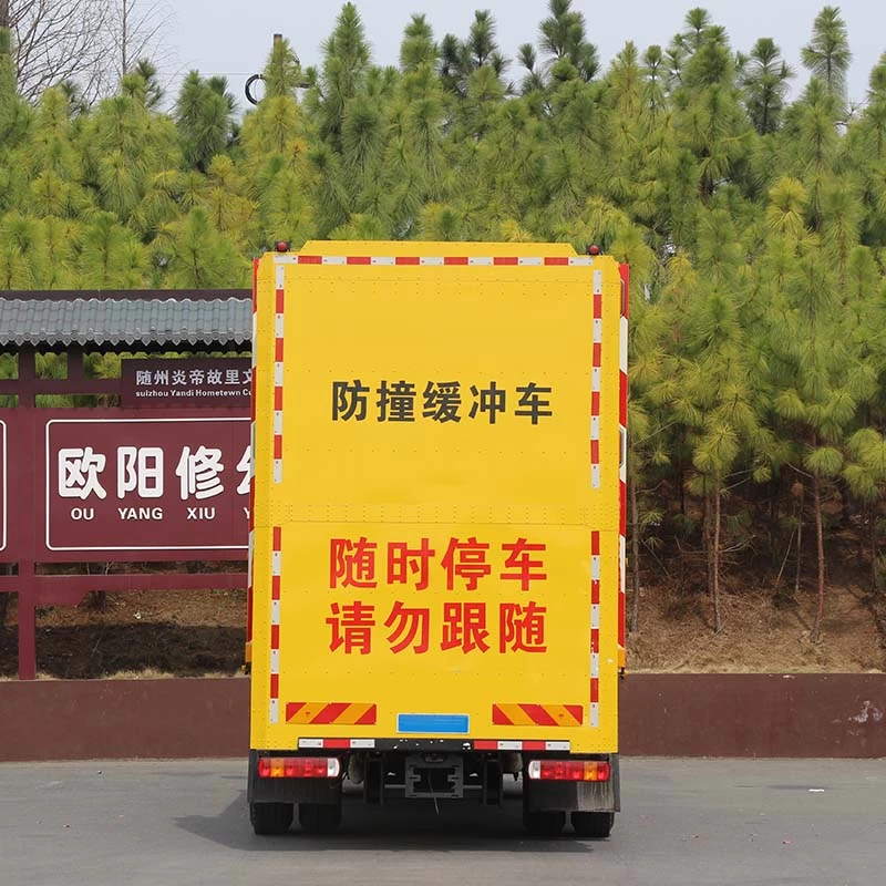 Factory new HOWO 4*2 Collision Mitigation Truck Back Image