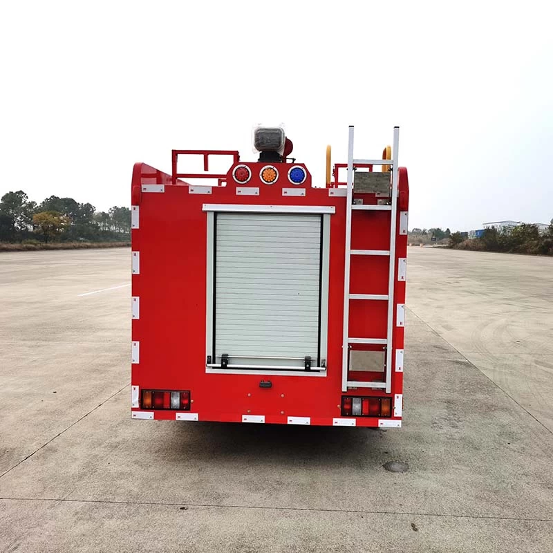 JMC 2000L Mini Water Tank Fire Fighting Truck Back Image