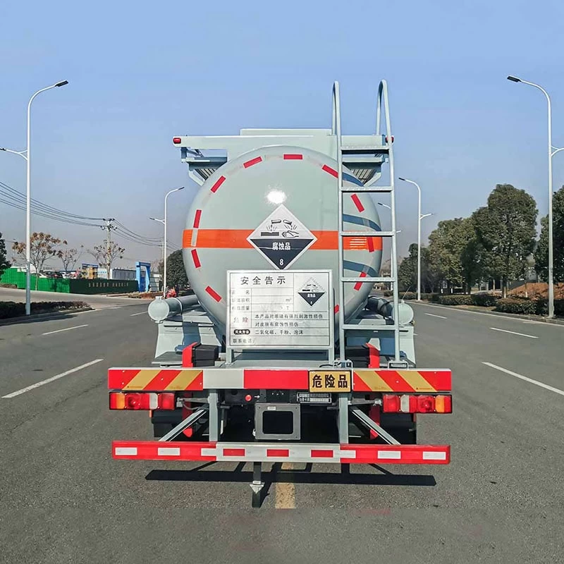 SINOTRUK 6*4 14 ton Ammonium Nitrate Tank Truck Trailer Back Image
