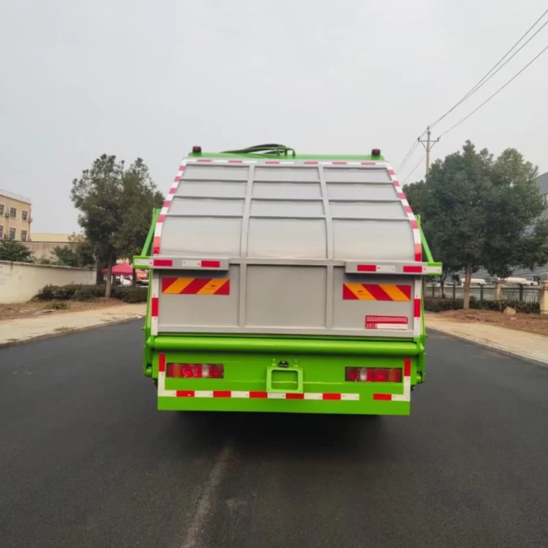 Factory Price Howo 4*2 14CBM Garbage Compactor Truck Back Image
