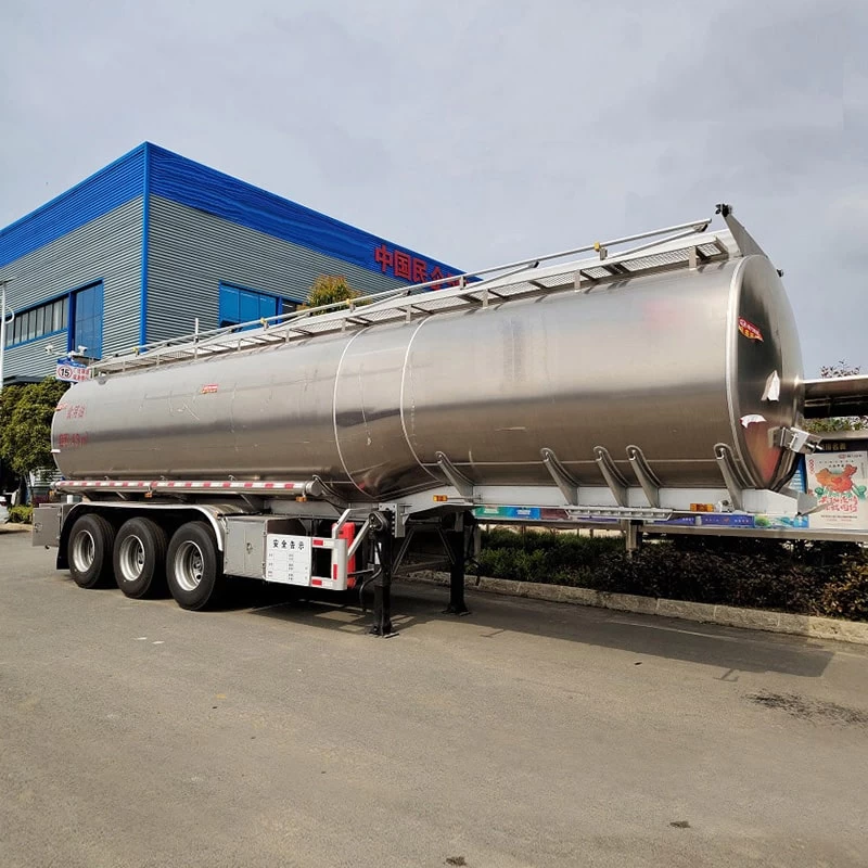 Heavy Duty 3 Axles 43000L Oil Fuel Tanker Trailer For Sale
Oblique Back Plot