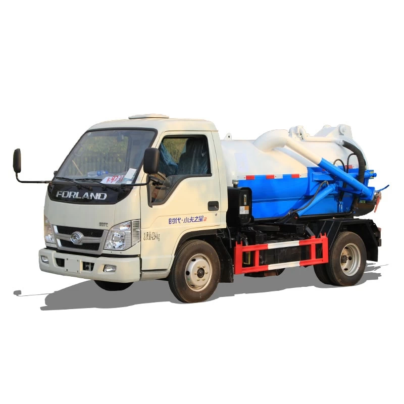FOTON 3cbm vaccum wastewater sewage suction tanker truck Thumbnail
