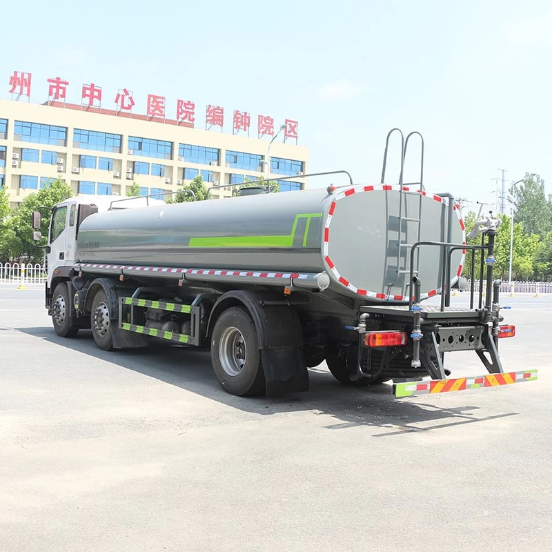 Foton 6*2 water tank truck with cheap price Oblique Back Plot
