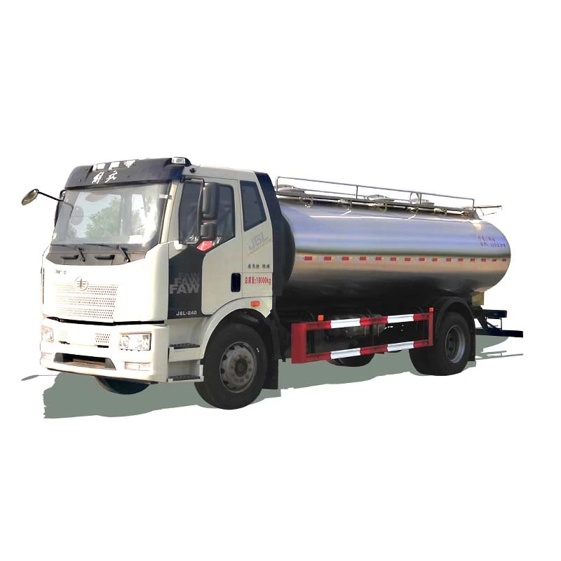 FAW 13000 liters milk and water and oil tank truck Thumbnail