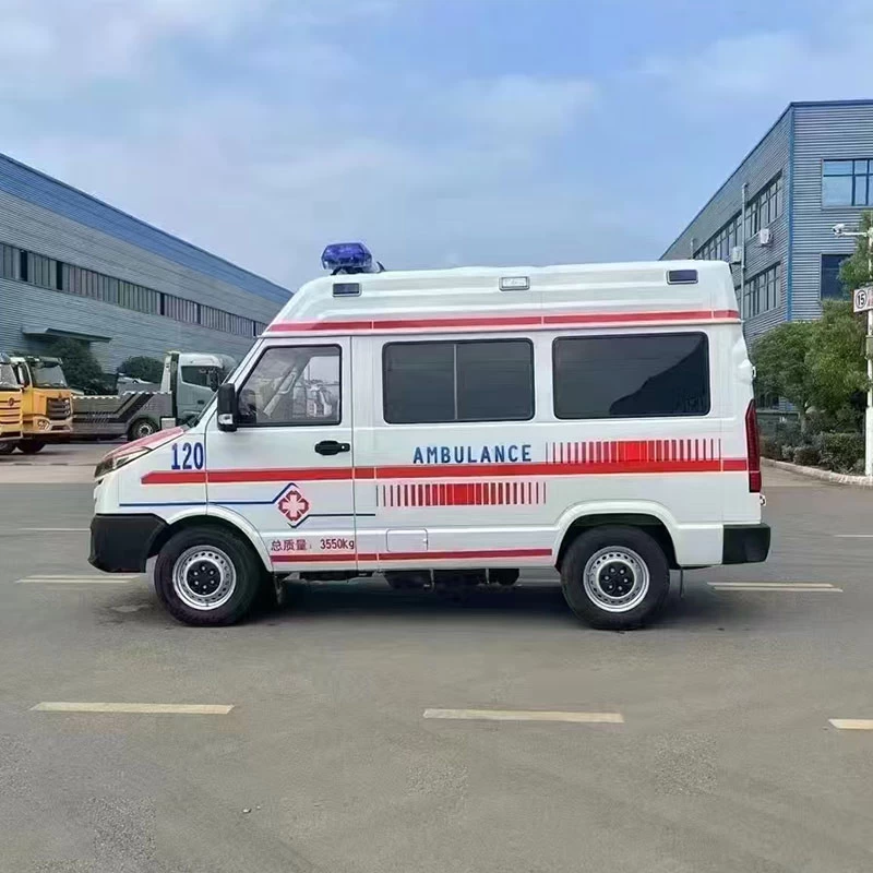 Iveco Van Isolation Ambulance with Basic Devices Emergency
Front Side View