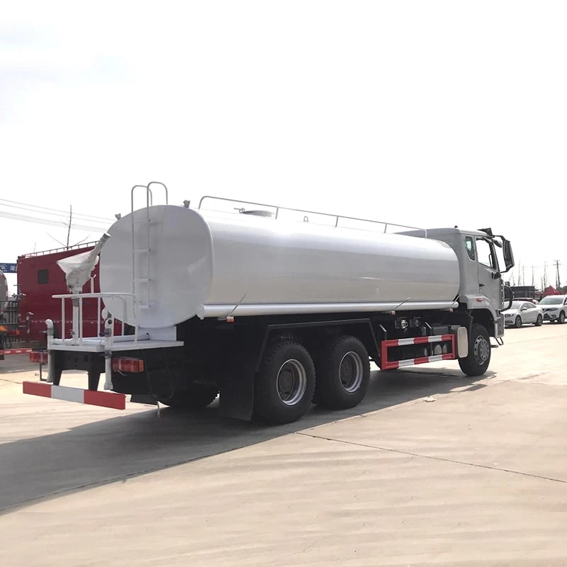 HOWO 6*4 25 ton watering cart water tank truck for sale Oblique Back Plot
