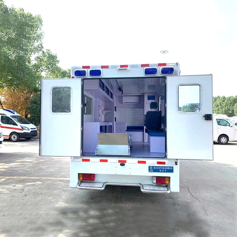 Iveco cross-country monitoring ambulance vehicle Back Image