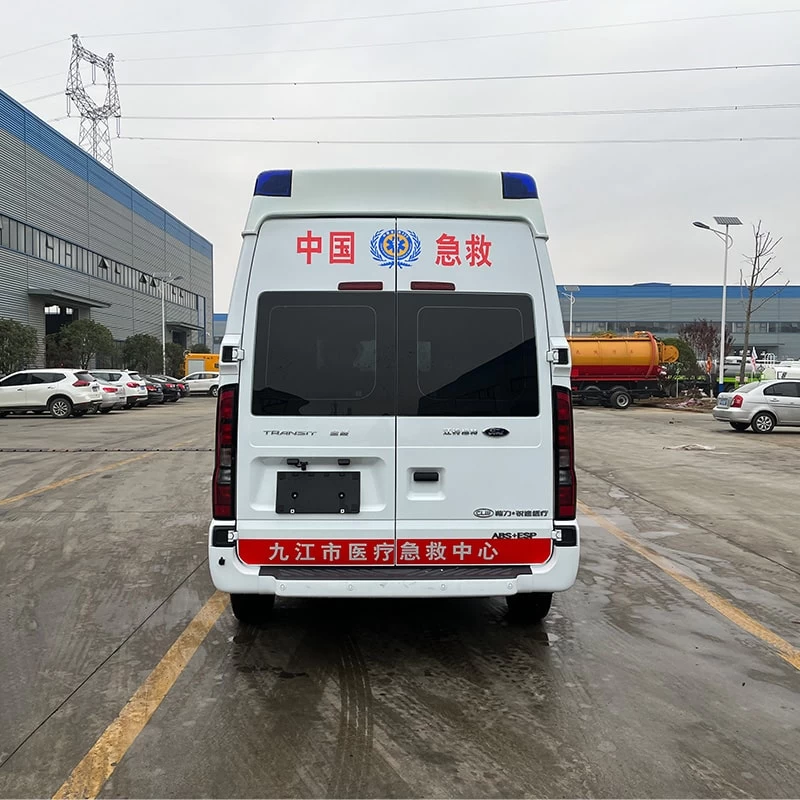Ford 4*2 Emergency Monitoring ward-type ambulance Back Image