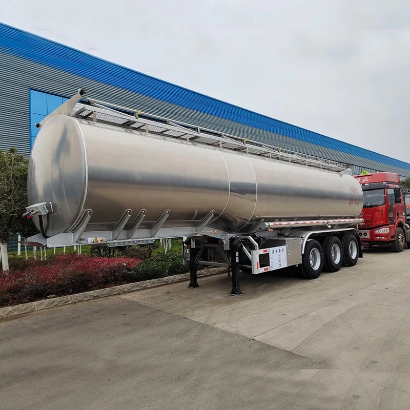 Heavy Duty 3 Axles 43000L Oil Fuel Tanker Trailer For Sale
Oblique Back Plot