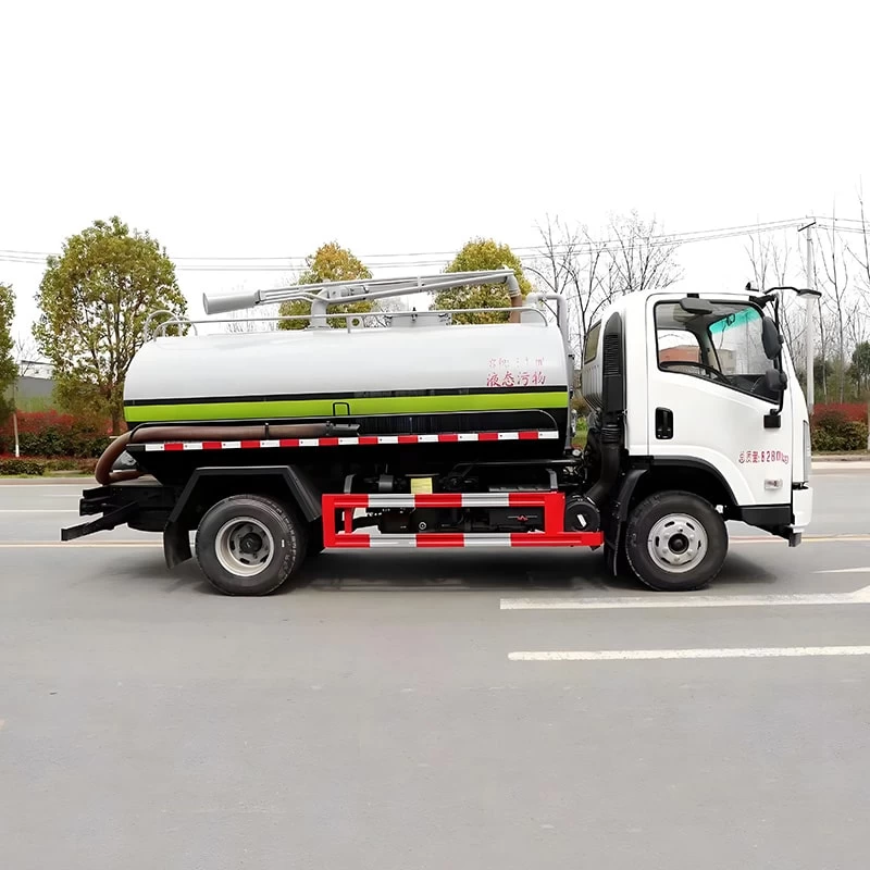 Shacman Fecal Septic Suction Truck 12000L for Sale Front Side View
