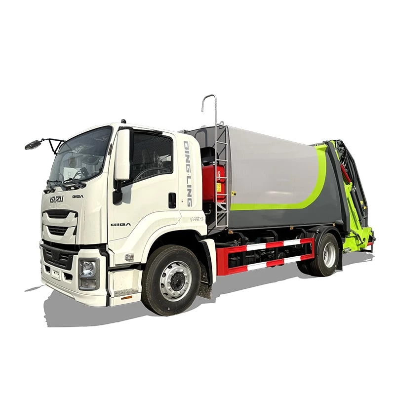 ISUZU 8 CBM Garbage Compactor Truck Rubbish Compressing Truck Thumbnail
