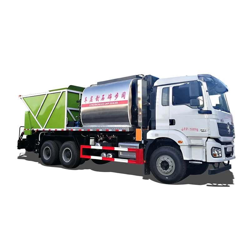 SHACMAN 6x4 Gravel Asphalt Synchronous Chip Sealer Truck Thumbnail