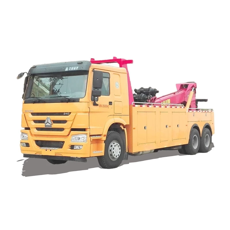 SINOTRUK 20 ton tow truck with crane wrecker truck Thumbnail
