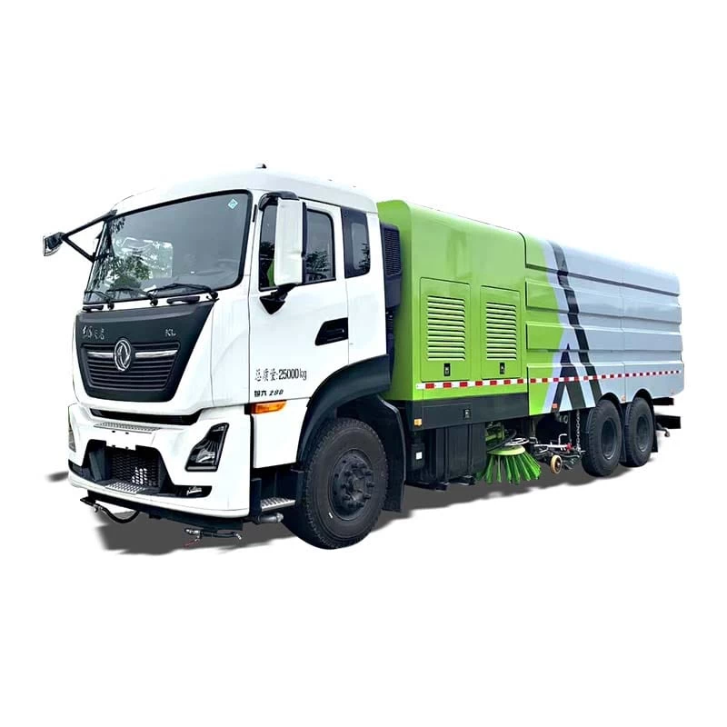 Dongfeng 6x4 multi-functional road sweeper truck thumbnail