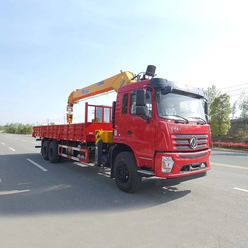 Dongfeng 14.5 meter Truck Mounted Crane Oblique Front View