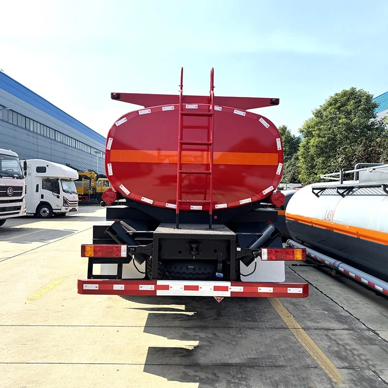 Shacman 20m3 Mobile LPG Gas Tanker LPG Fuel Tank Truck Price Back Image
