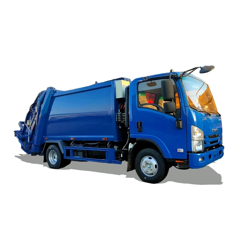 ISUZU New or Used 4x2 7 CBM Garbage Compactor Truck for Sale Thumbnail
